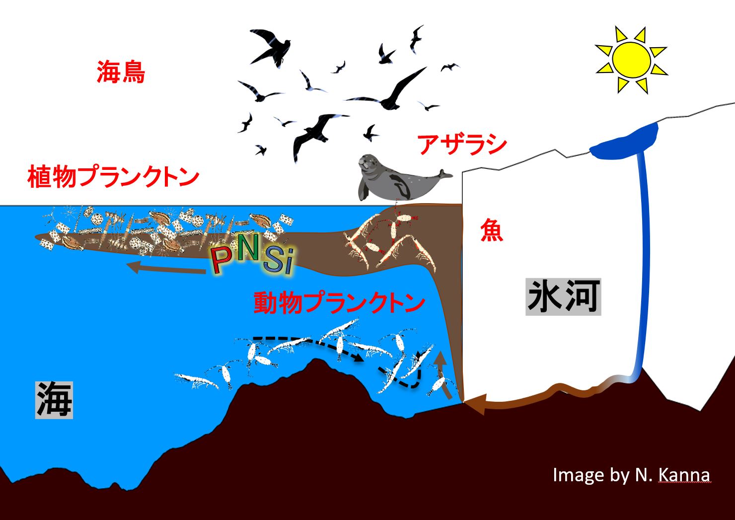 氷河の底をのぞいて探る、数百m厚の巨大な氷が流れ出すカラクリ
